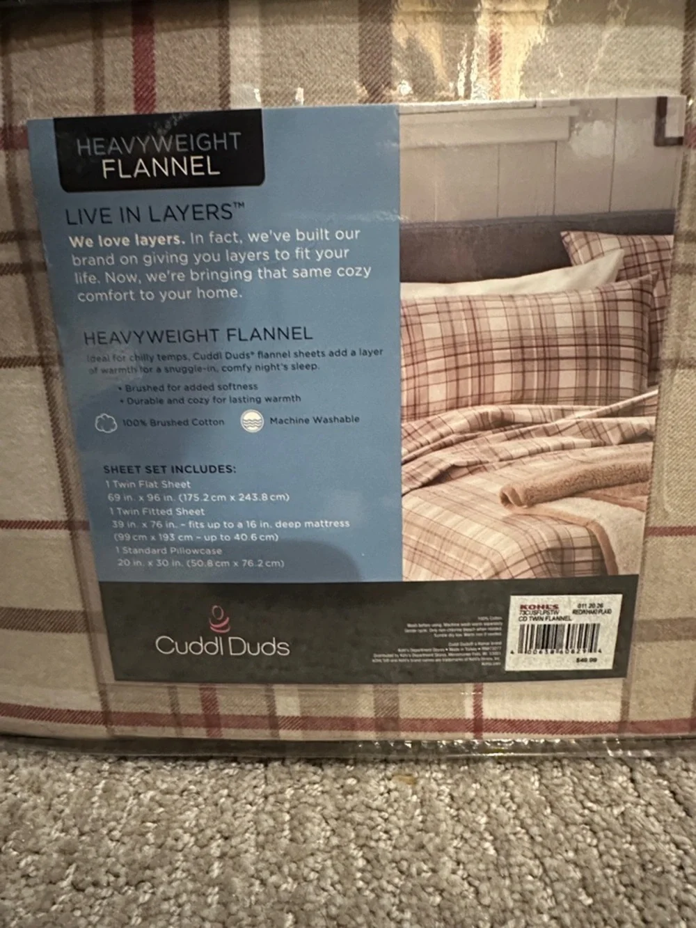 Cuddl Duds new packaging